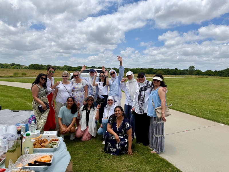 Group photo at event