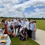 Group photo at event