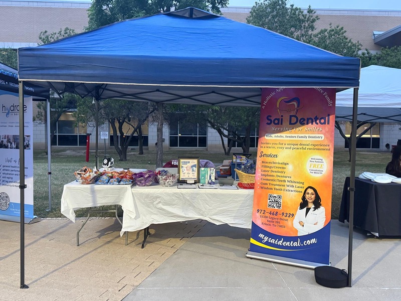Outside view of community event