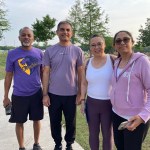 group photo at marathon