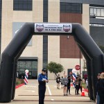 End of race finish line